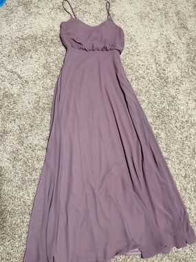 Birdy Grey Dusty Lavender Spaghetti Strap Maxi Dress
